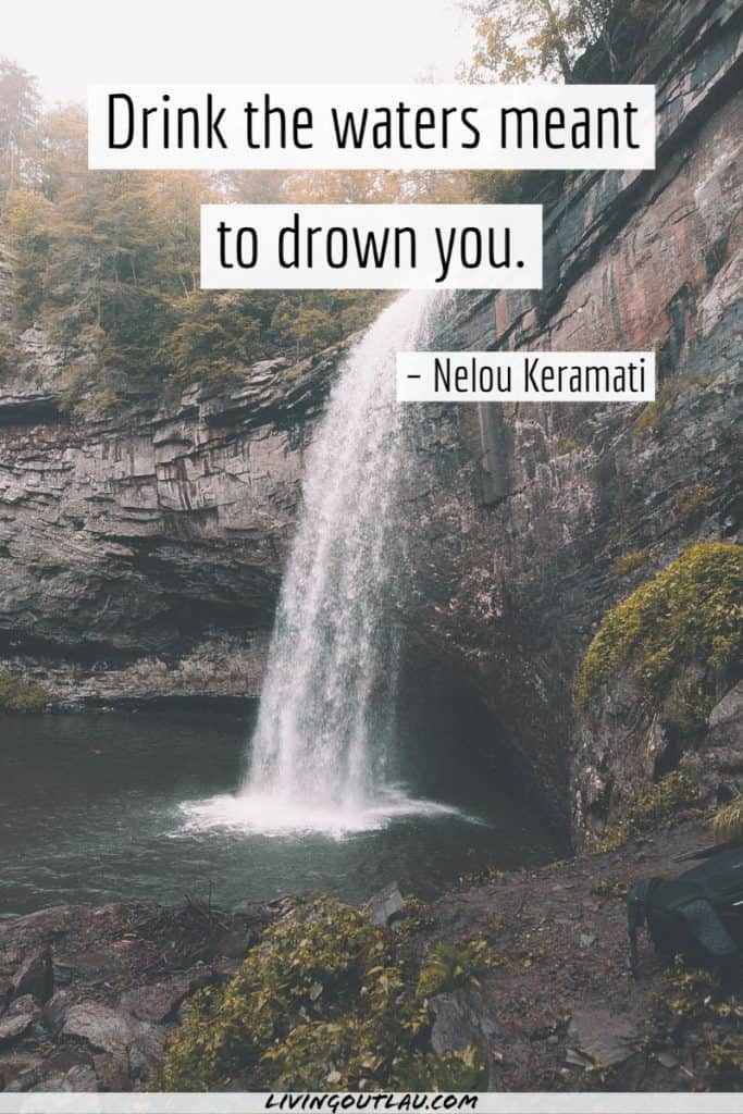 positive waterfall quotes