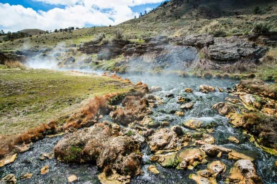 Fiume bollente Yellowstone