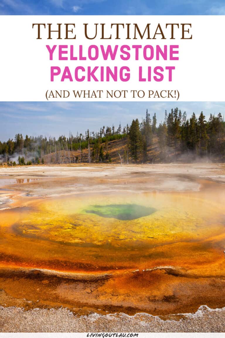 Ultimate Yellowstone Packing List (+ What NOT To Pack)